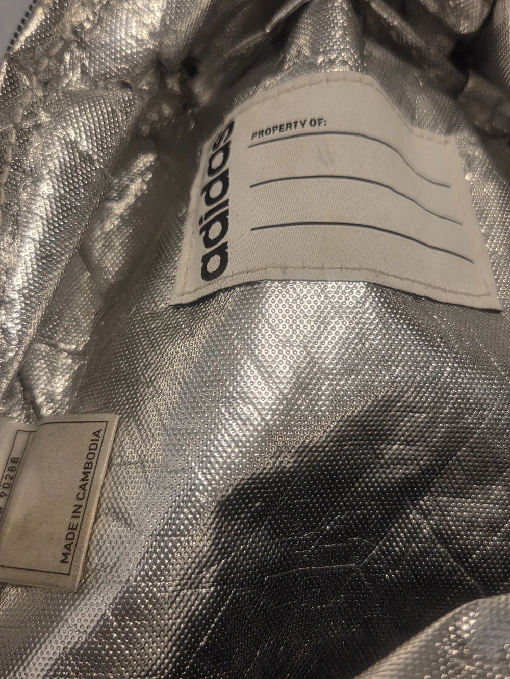 adidas Black and White Sling Crossbody Bag